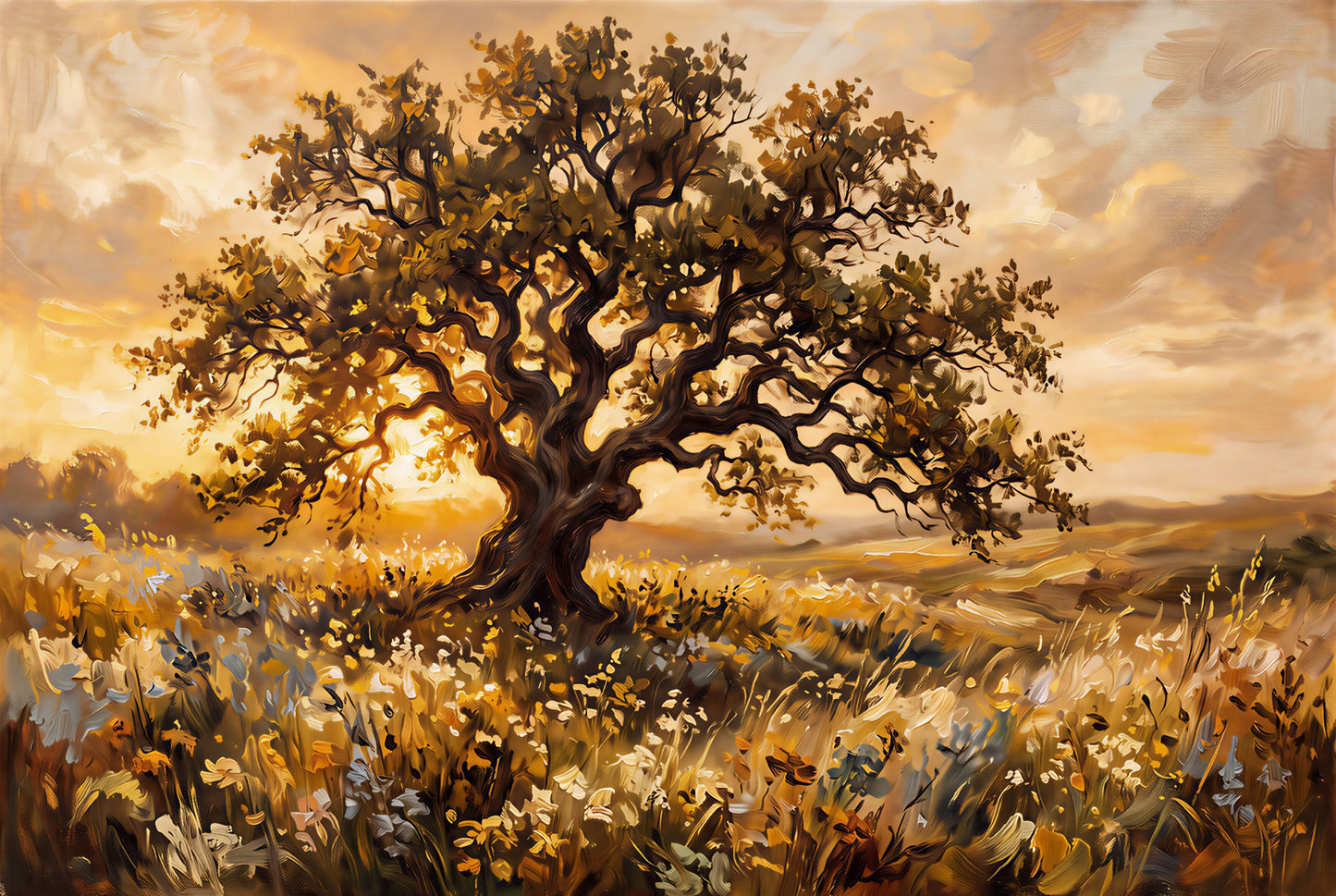 Oude Eik | 60×40 cm